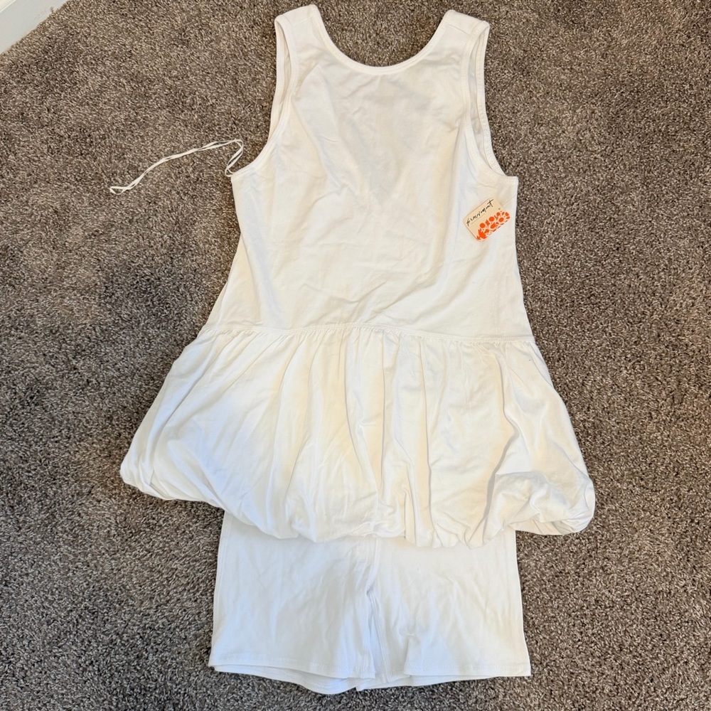 NWT Free People Movement Hot Shot Bubble Set in white women's small relaxed fit - Picture 7 of 13